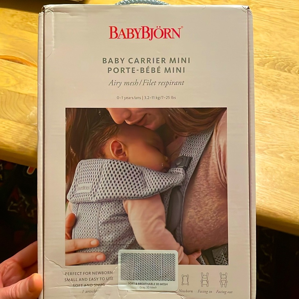 Gently used BabyBjorn Mini
